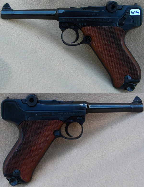 Erma-Werke KGP69 .22lr. mini kopi af P08 (Luger) Som ny 3.980,-