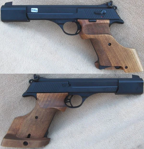 Erma-Werke ESP85A .22lr. med K.Nill matchgreb. Flot stand, nærmest som ny. 4.980,-
