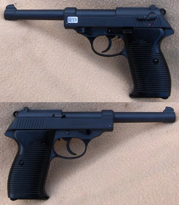 Erma-Werke EP882 (P.38) 6"  .22lr. Pæn stand. 2.400,-